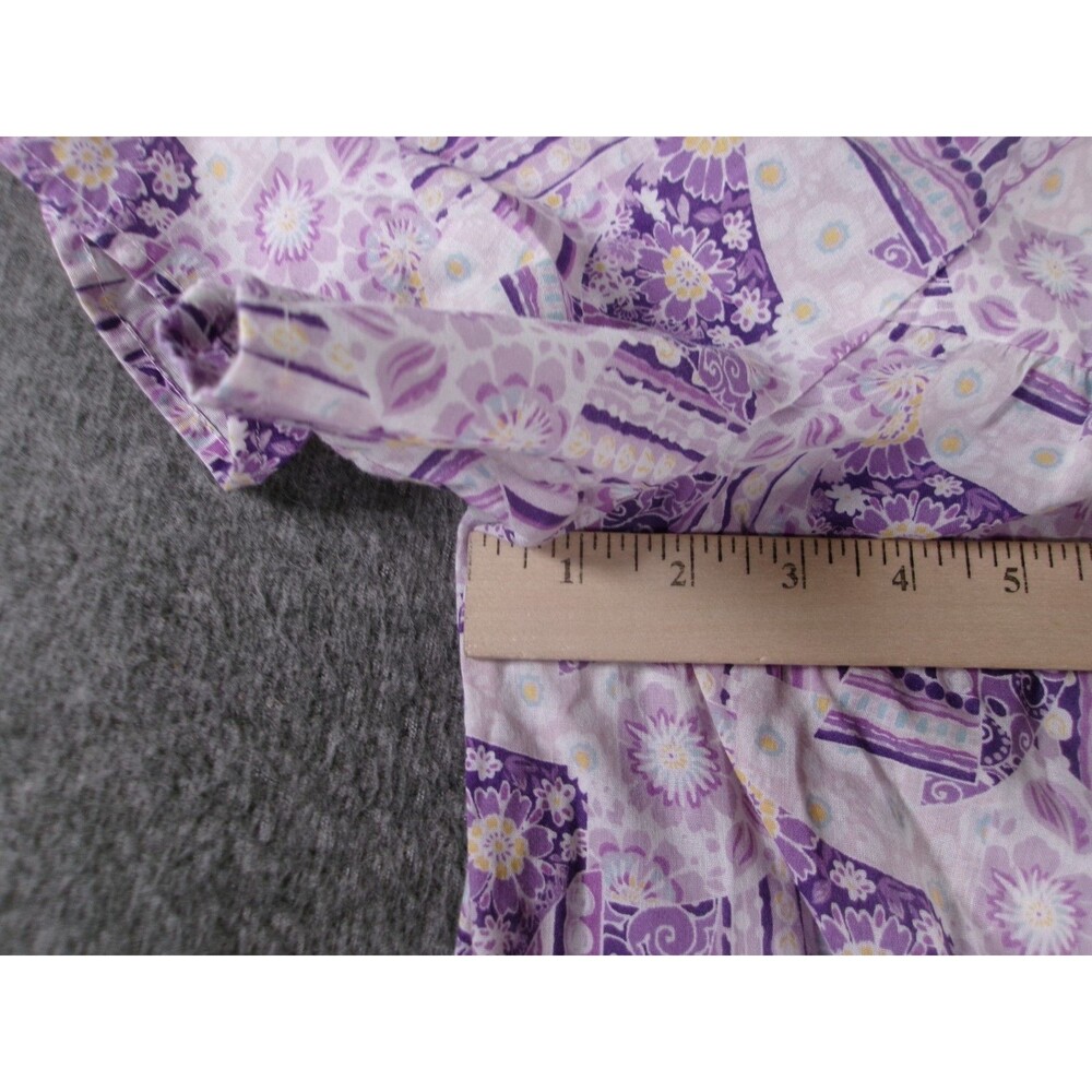 CW Classics Dress Women Medium Purple Summer Costal Causal Flowy Long Boho - Picture 5 of 12